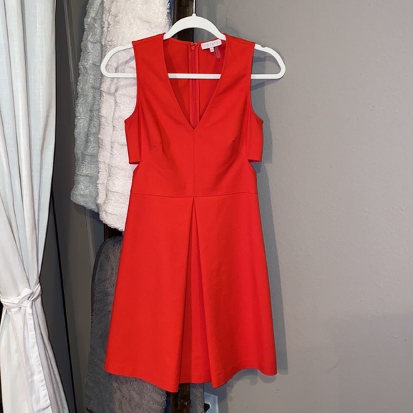 1. STATE red dress size XS side cutouts sleeveless​ - Picture 2 of 7